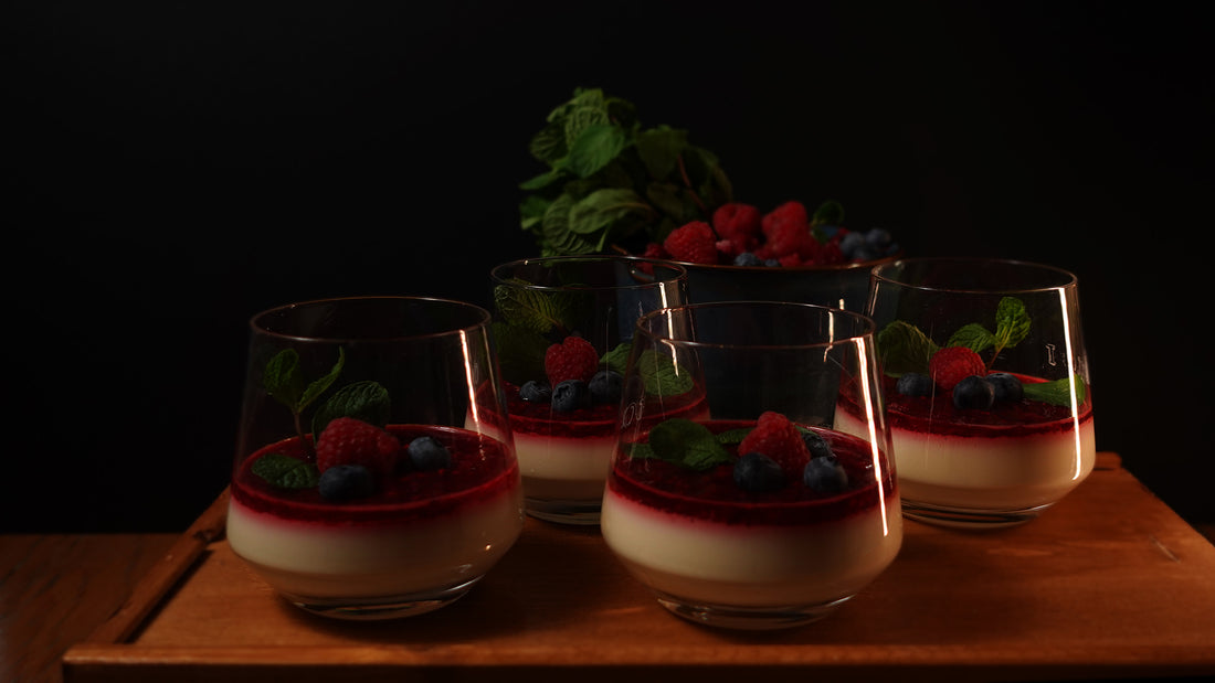 Panna Cotta met Frambozencoulis